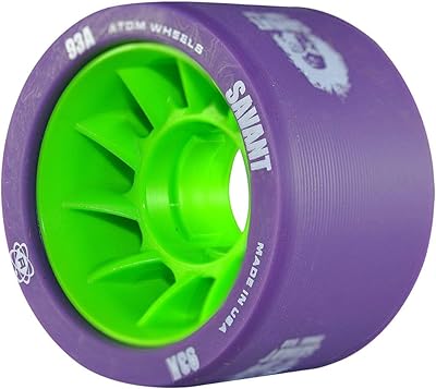 Atom Savant Skate Wheels Rose 93A Set of 4