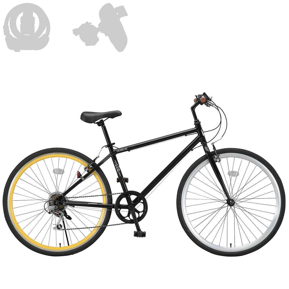 Amazon | リグ(LIG) CR-7006 クロスバイク 自転車 700C 6段変速 アルミ 