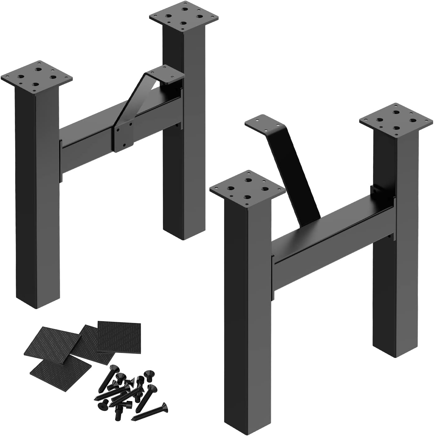 Orgerphy 30” Black Table Legs (2PCS) HShape with