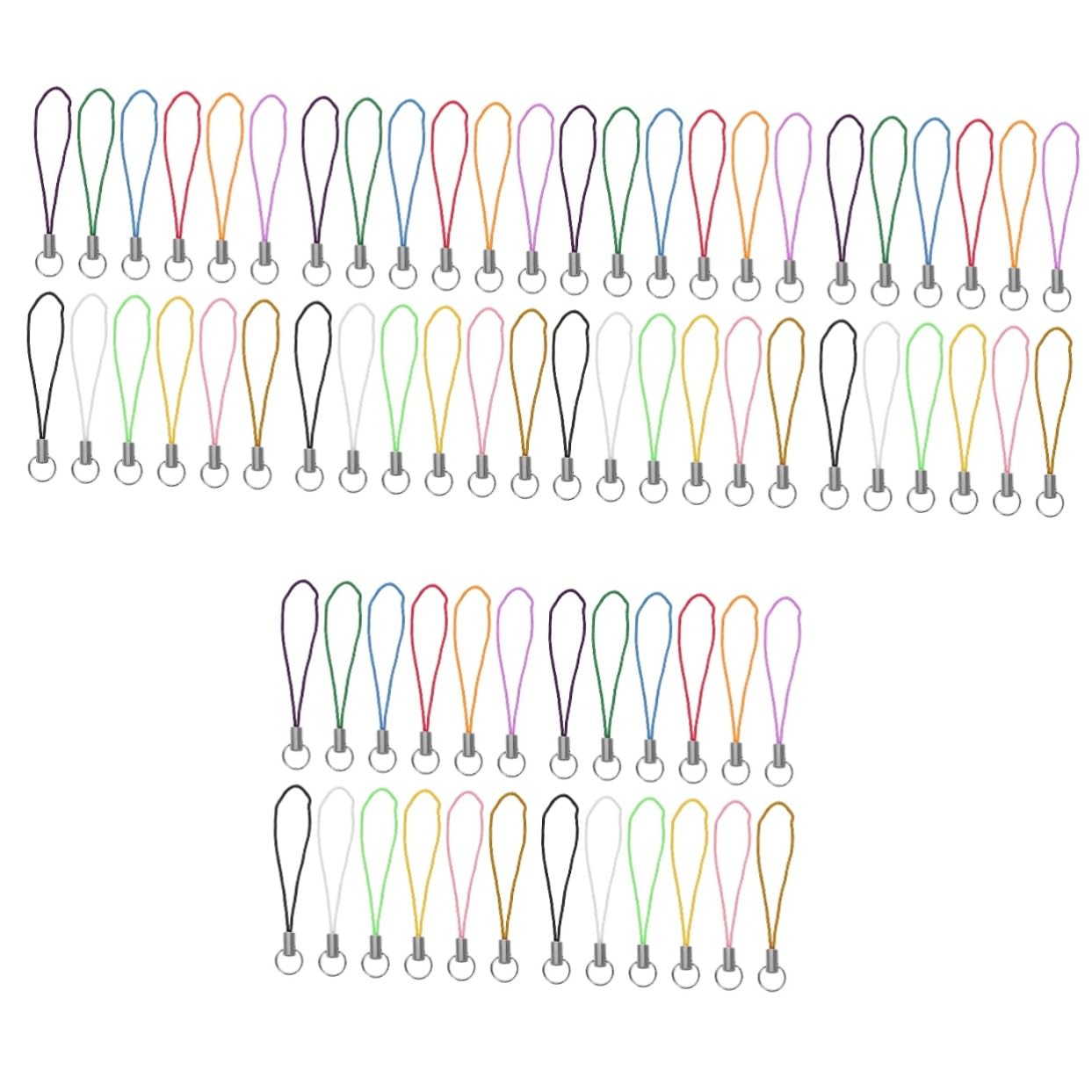 Angoily Straps Trinket Dragonne de poignet en corde à suspendre – Sangle de porte-clés en alliage d'aluminium