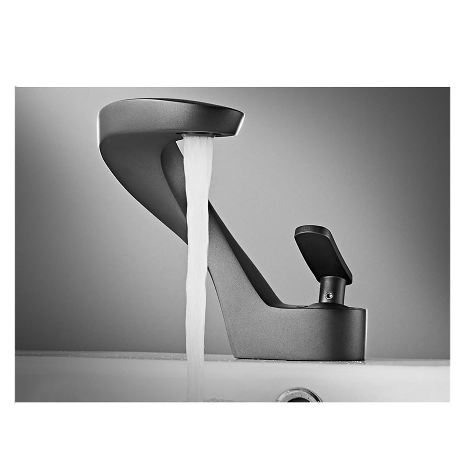 Robinet de salle de bains de luxe eau froide chaude monocommande cuivre