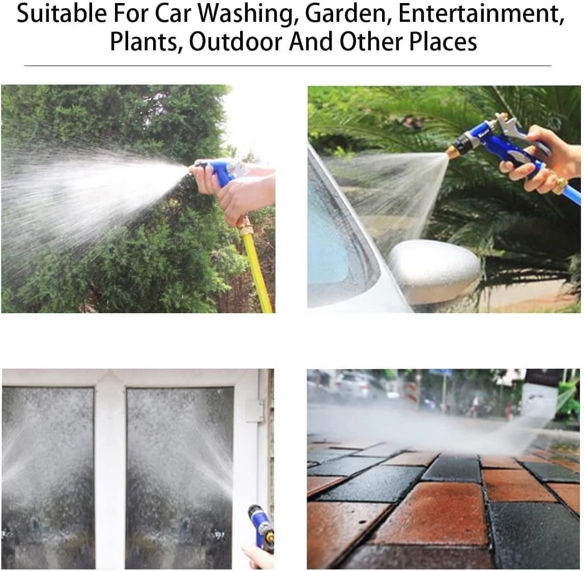 Industrielle Wandmontierte Schlauchtrommel mit Kurbel, Outdoor-Wasserschlauchhalter und Organizer für Garten und Hof