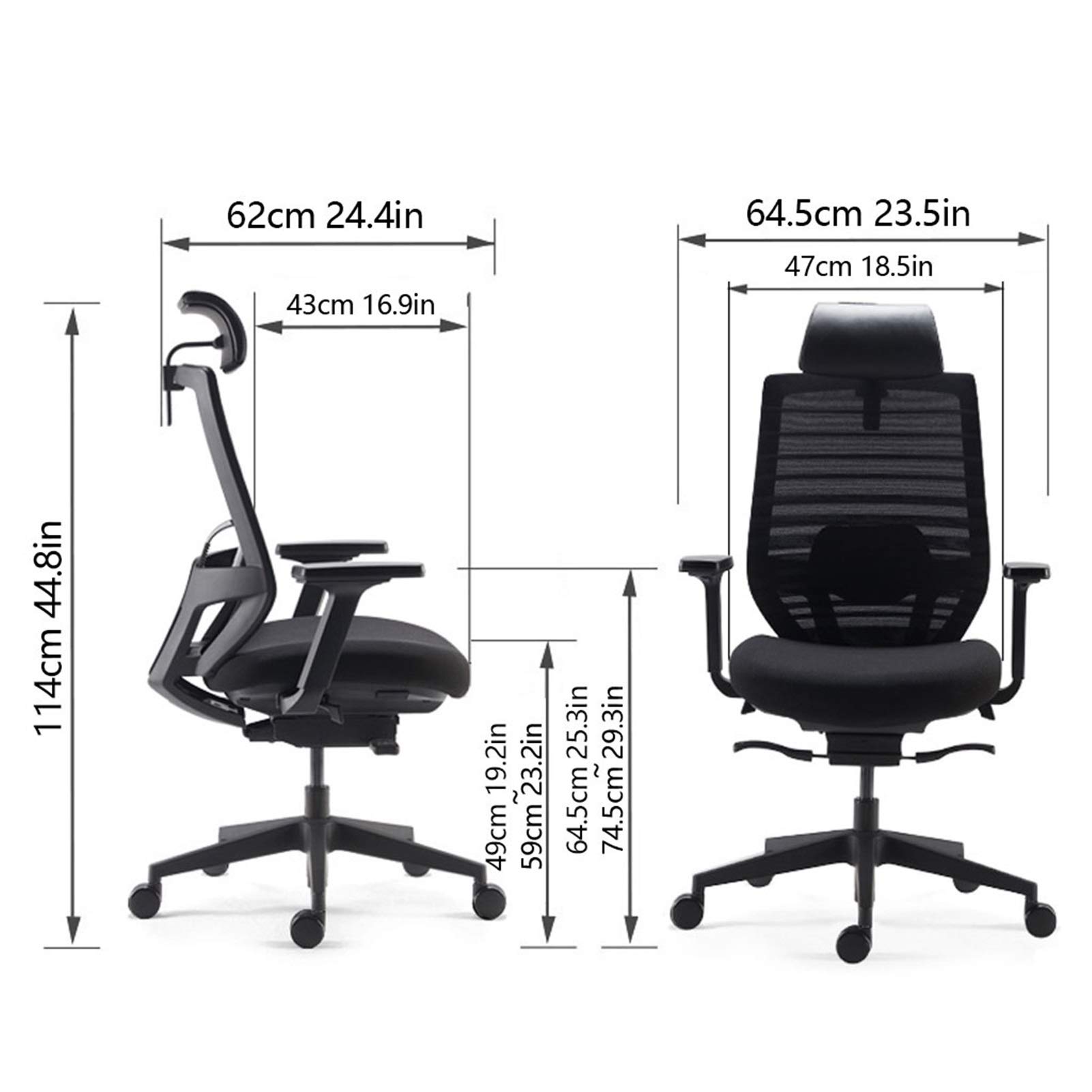 新品、ホームオフィスチェア人間工学 Amazon.co.jp: ホームオフィスチェア 人間工学的なオフィスチェア調節