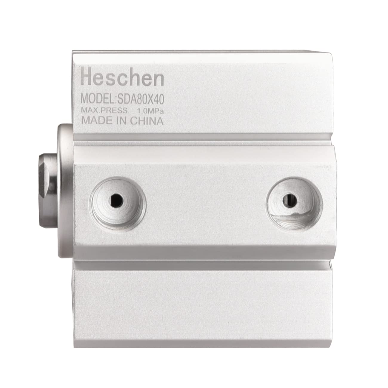 Heschen Alluminio Pneumatico Compatto Cilindro dell' Aria SDA 80 – 40 Alesaggio: 80 mm; Corsa: 40 mm 3/8 PT Port Dimensioni Doppio Effetto