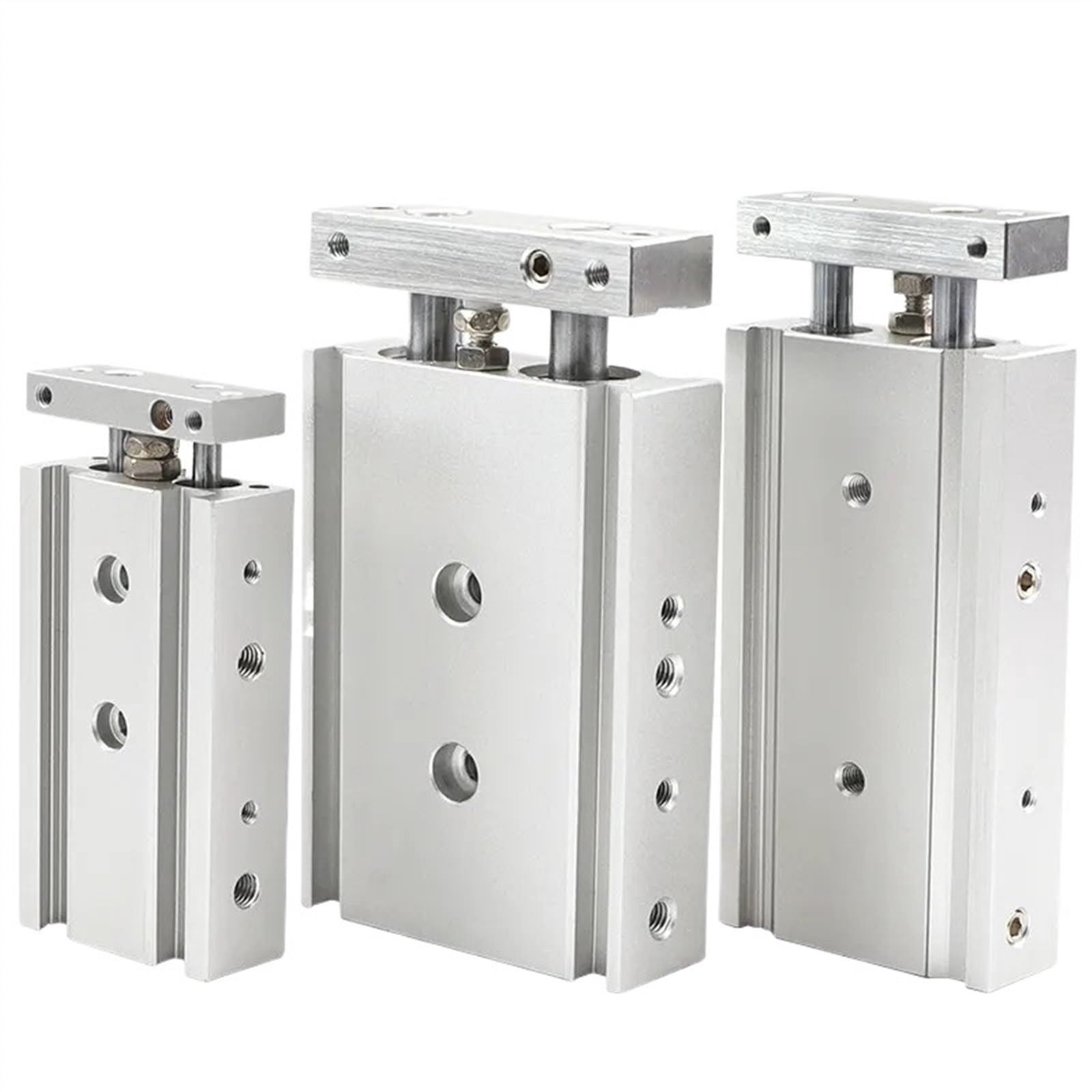 Cilindro de aire neumático de doble varilla de acero inoxidable CXSM15-30