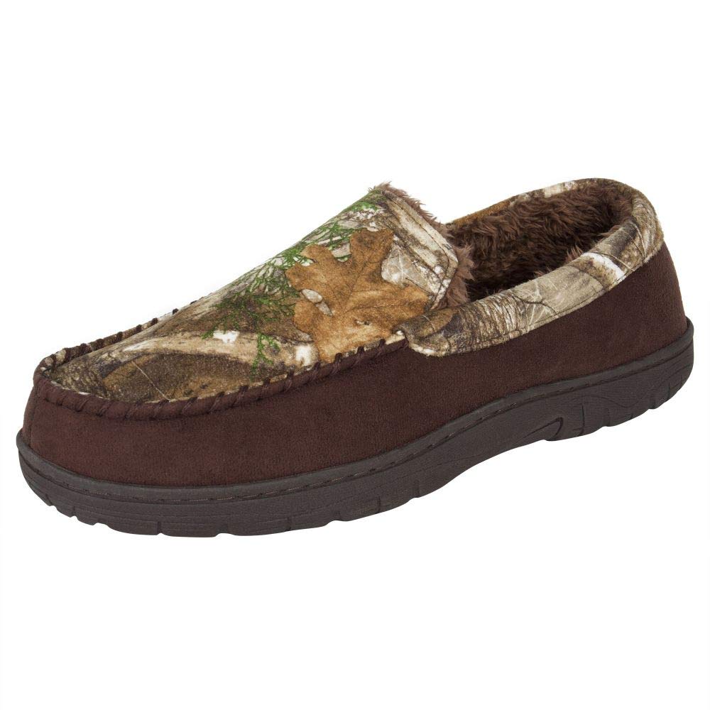 Realtreemens Memory Foam Camo Moccasin House Slipper Indoor