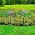YAHEETECH Decorative Garden Fence - 24in x 43ft Rustproof Folding Fencing Landscape Patio Flower Bed Animal Barrier Border for Dog Outdoor Fences Black