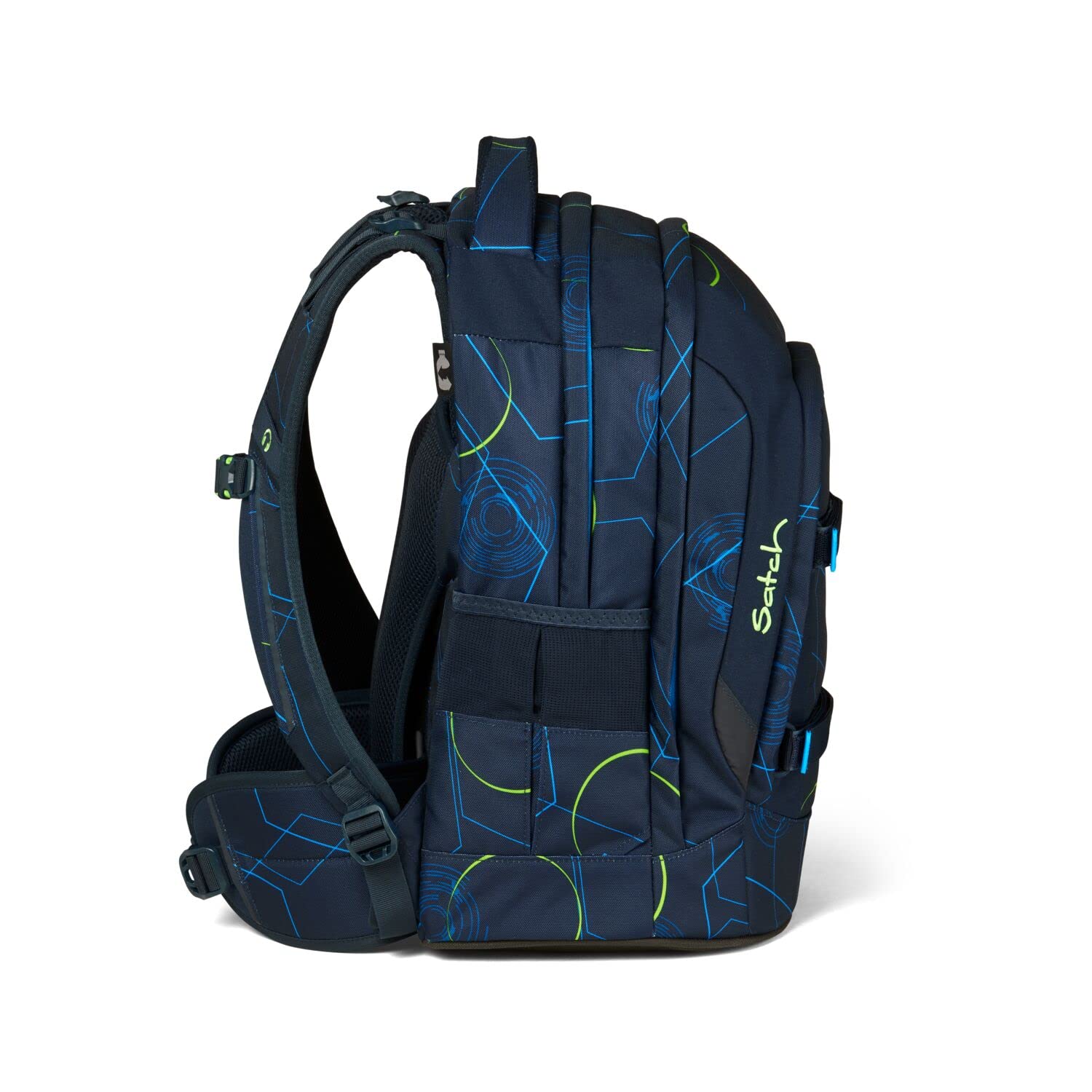 Satch Pack Schulrucksack Set 4tlg. Streetwalk Edition (Blue Tech)