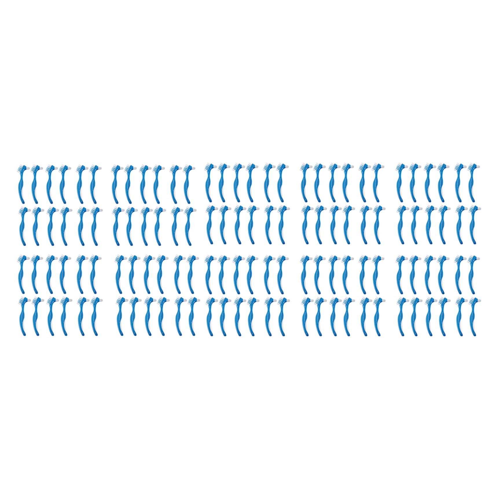 120 Pack Szczoteczka do Protez Szczoteczka do Czyszczenia Twardych Protez Szczoteczka do ZęBóW Szczoteczka do ZęBóW