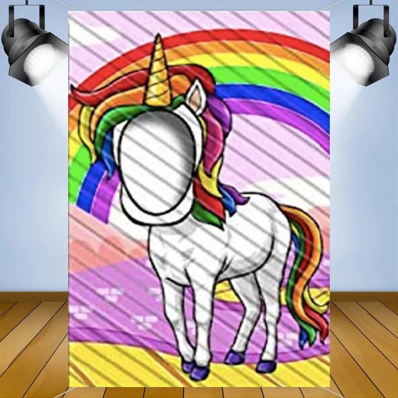 Fondo de fotografía con Agujero en la Cara, decoración temática de Fiesta de Juego, Cartel para Fiesta de Feliz cumpleaños, Baby Shower, 210x150