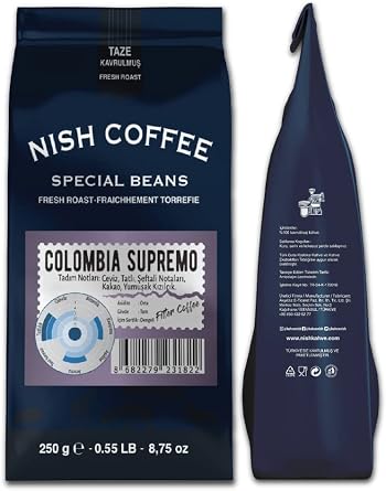 Nish Filtre Kahve Colombia 250 Gr - Öğütülmüş