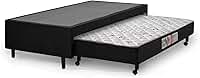 Base Cama Box Casal Com Colchão Auxiliar 138x188x46 Bc