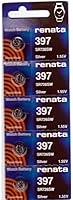 Vista 2 de Renata - Batería para reloj Renata 397 o SR726SW o AG2 de 1,5 V (1 batería, 397 o SR 726 SW)