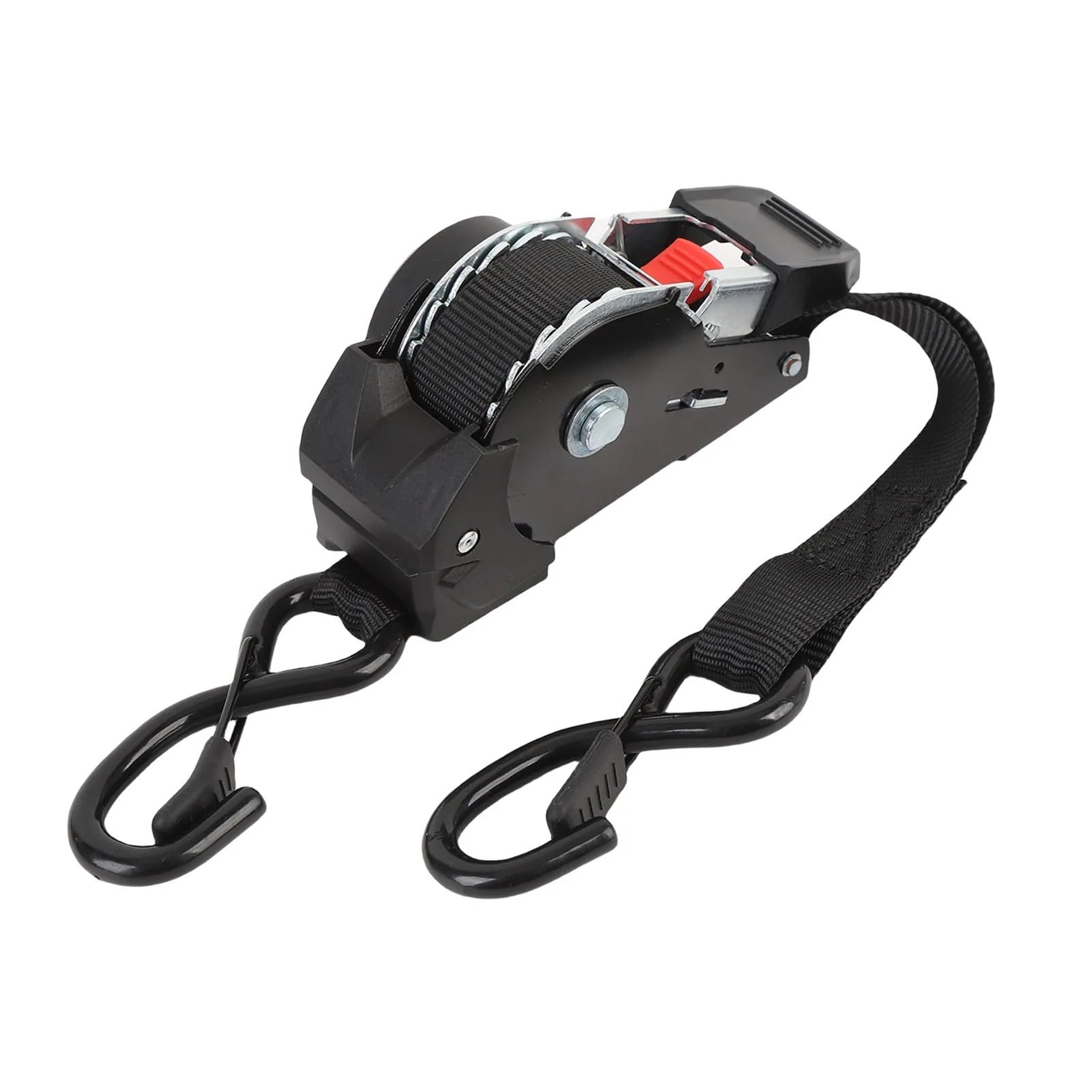 Correas de trinquete Juego de Pernos Acero Inoxidable con Correa trinquete retráctil 1 Pulgada x 10 pies, 1760 Libras Resistencia a la Rotura for vehículos Todo Terreno