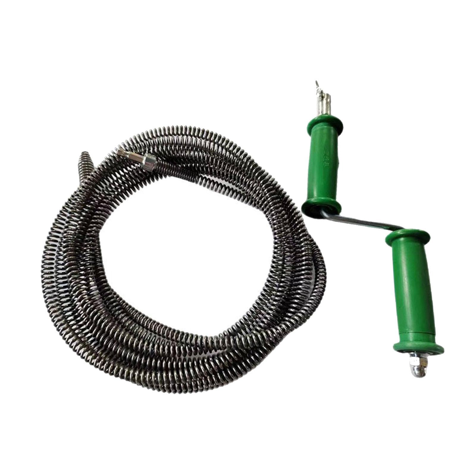 Cable de Drenaje Flexible Herramienta para Desatascar Tuberías Limpiador de Desagüe con Cable de Acero de Manganeso y Robusta Adecuado para, Muelle de 15 M