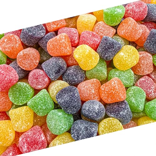 Gum Drops Jelly Candy, Assorted Fruit Flavors, 1 Lb Bag