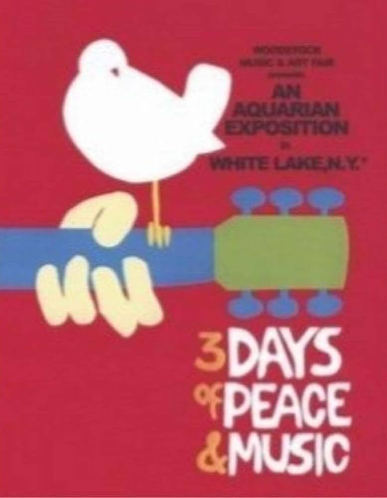 Amazon.co.jp: Buyartforless ウッドストック 1969 - 平和と音楽の