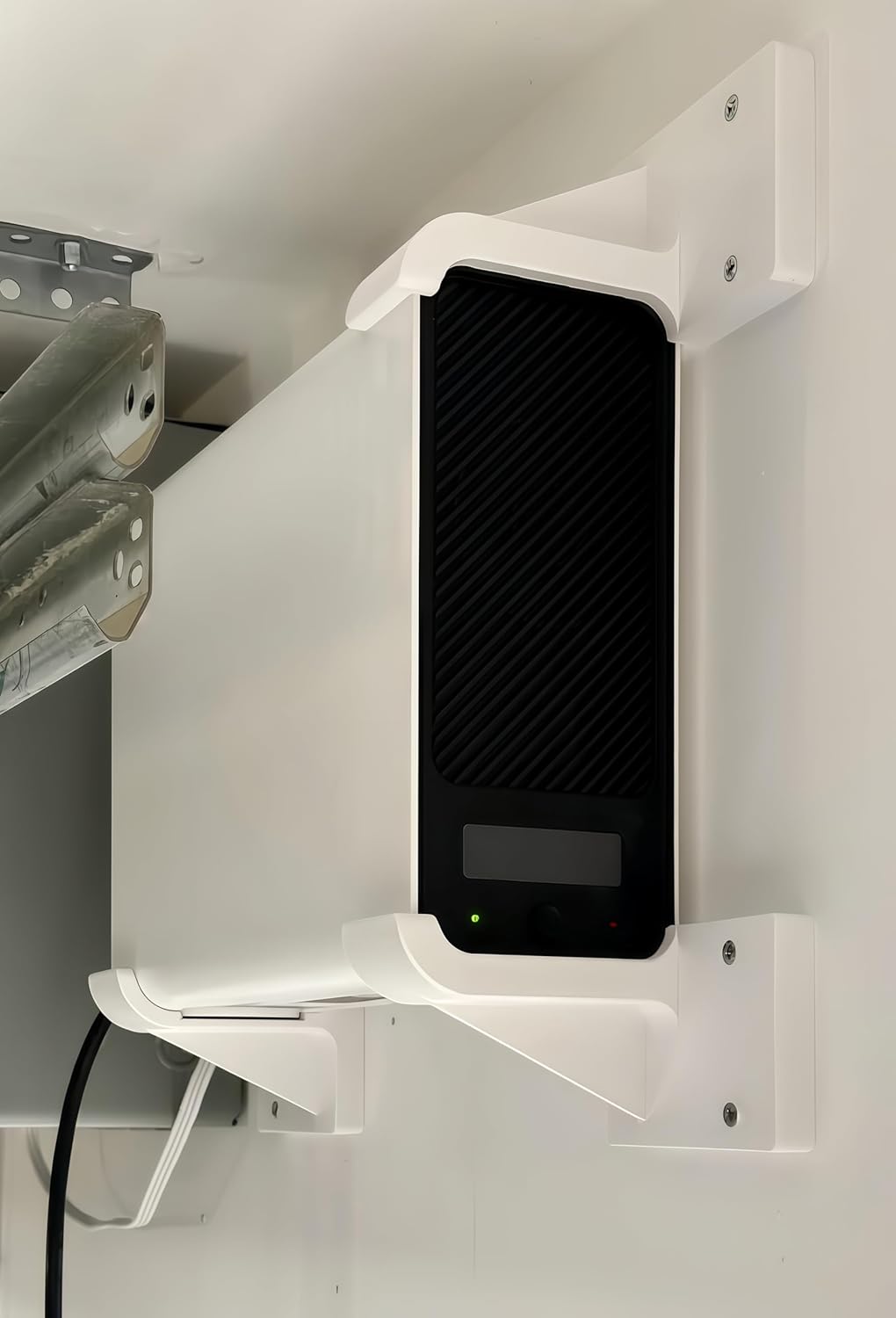 Wall Mount Bracket for Goldenmate UPS - Space-Saving Installation Kit for Power Backup Units (Black)