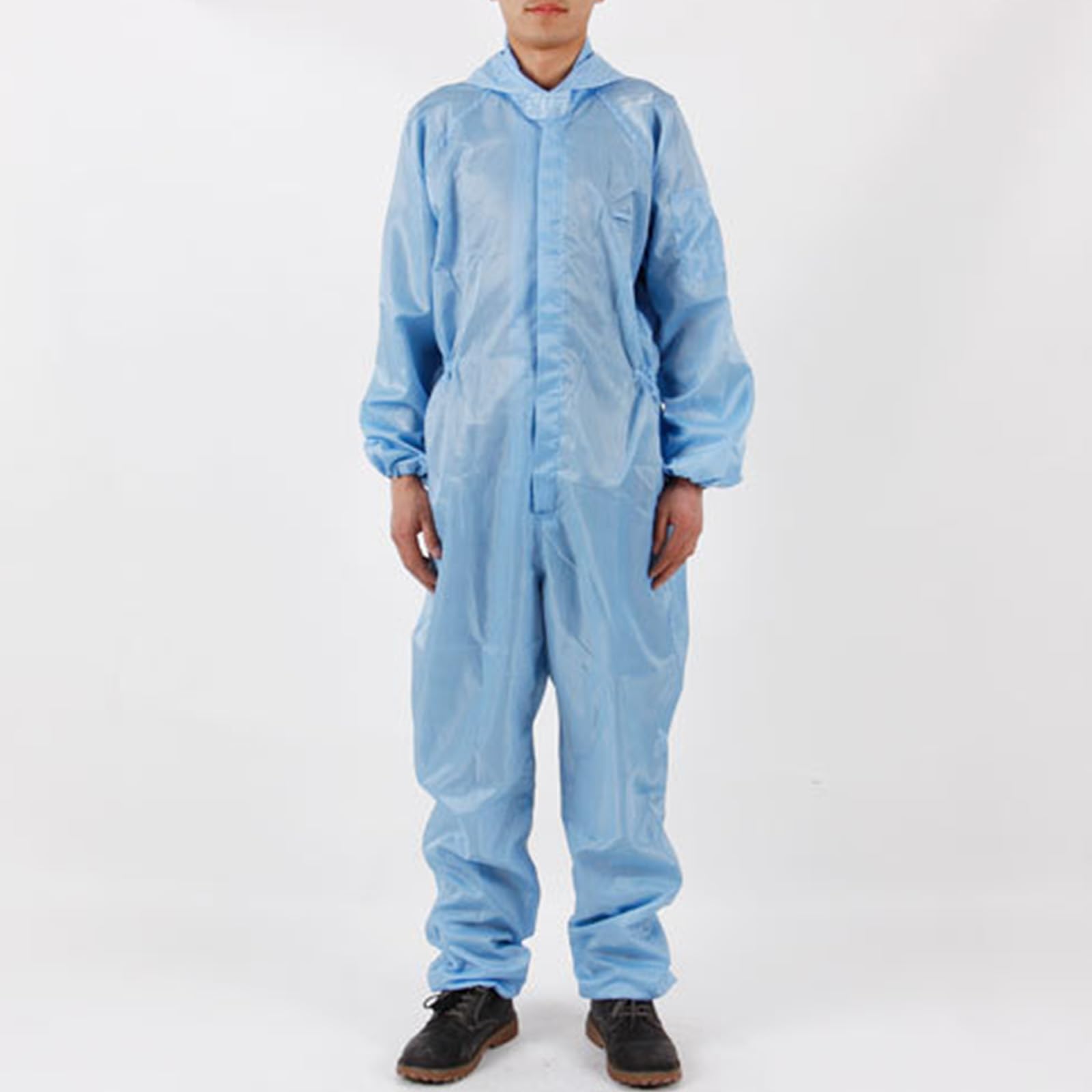 2 Pack Combinaison À Capuche Avec Poignets Élastiques Et Chevilles Combinaison De Travail Antistatique Vêtements De Travail À Manches Longues
