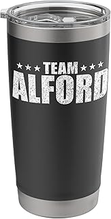 Alford Surname Family Birthday Alford Lastname Couple Stainless Steel Insulated Tumbler