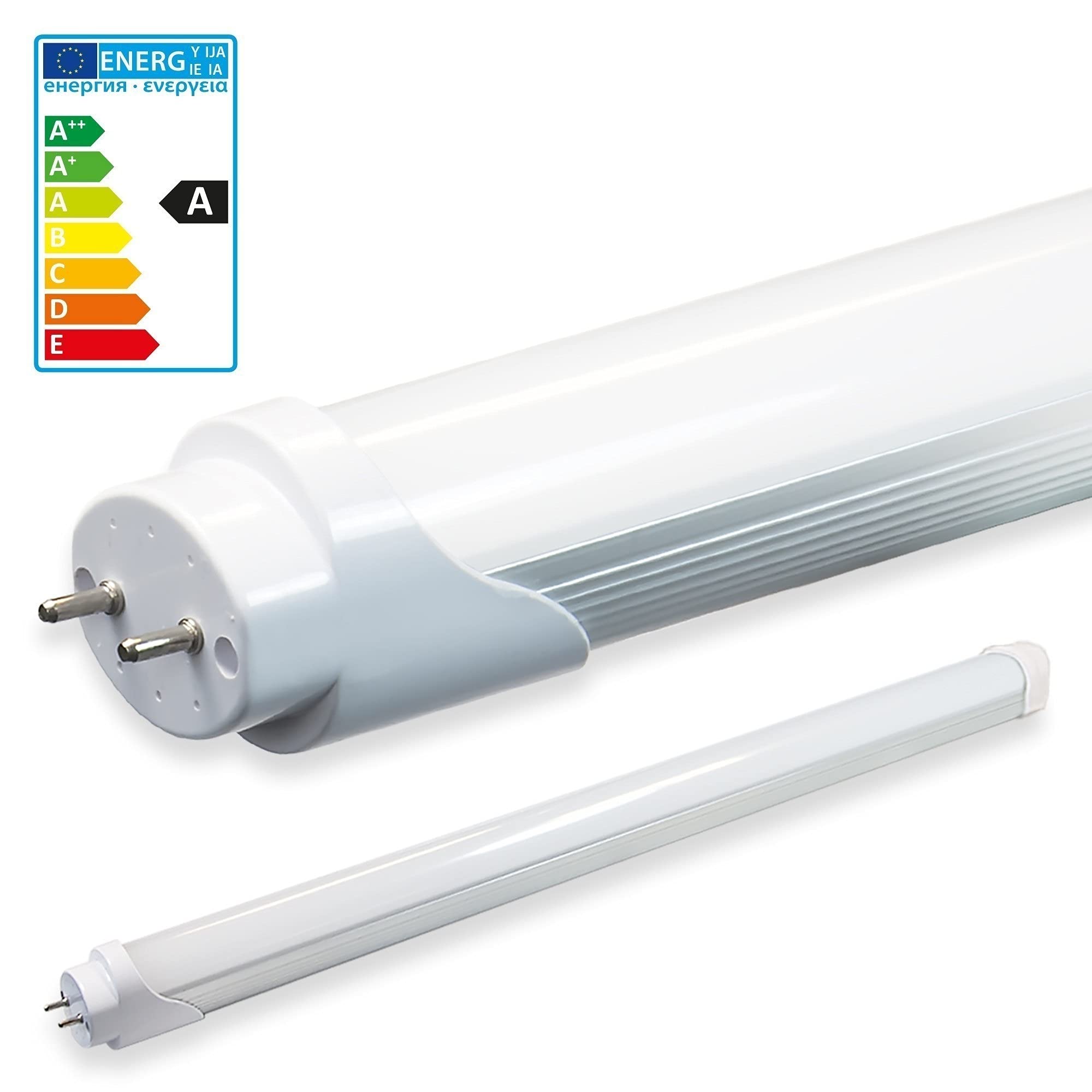 Tubo a LED G13, 8 W, kaltweiß, 60 x 26 x 26 cm, 6 unità