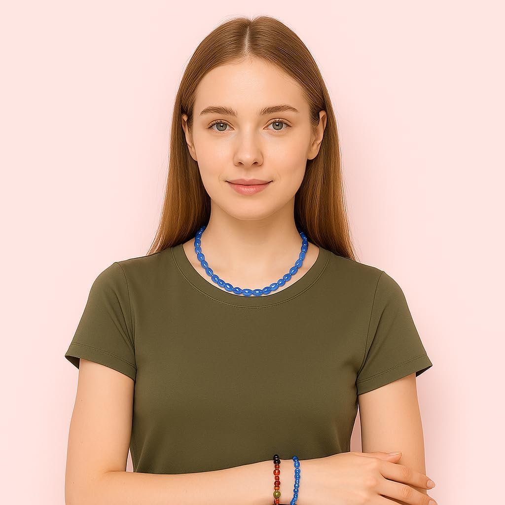 YITOHOP Glass Beads for Bracelets,6X8 MM Rice Shape Glass Crystal Beads for Jewelry Making, Cylindrical Craft Beads for Friendship Bracelets, Necklace,Earring, Arts Crafts Gifts - Image 7