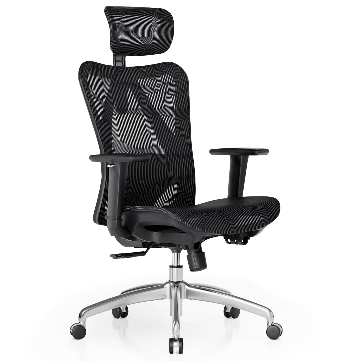 SIHOO M57 Ergonomic Office Chair, Mesh Back Desk Chair with 3D Armrests | Lumbar Support…