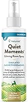NaturVet Quiet Moments Herbal Calming Spray for Dogs - Reduces Storm Anxiety, Travel Stress & Crate Fears - 8oz Room Spray