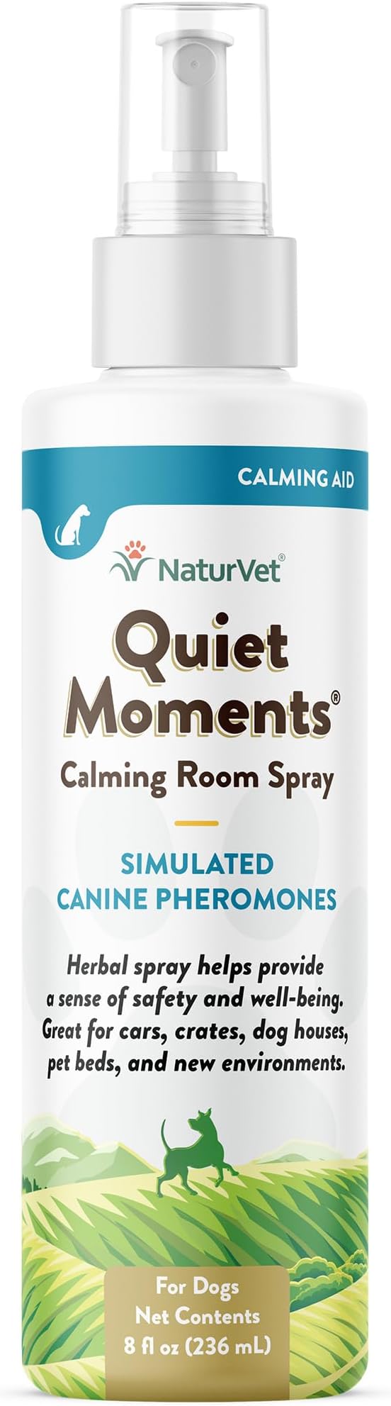 NaturVet Quiet Moments Herbal Calming Room Spray Dog