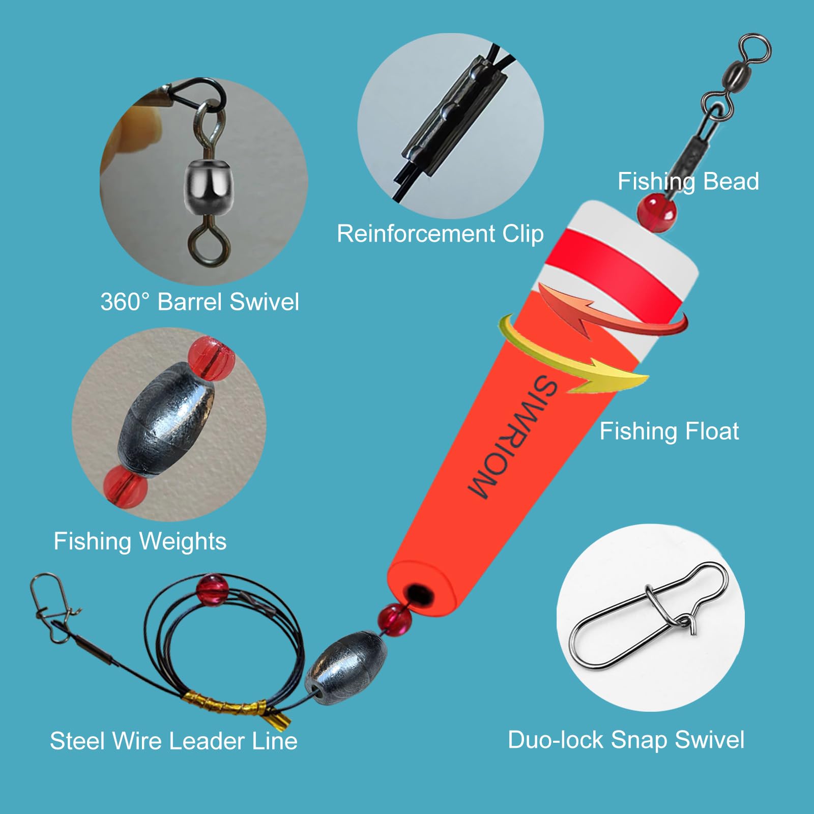 Popping Cork Float Rig grzechotka