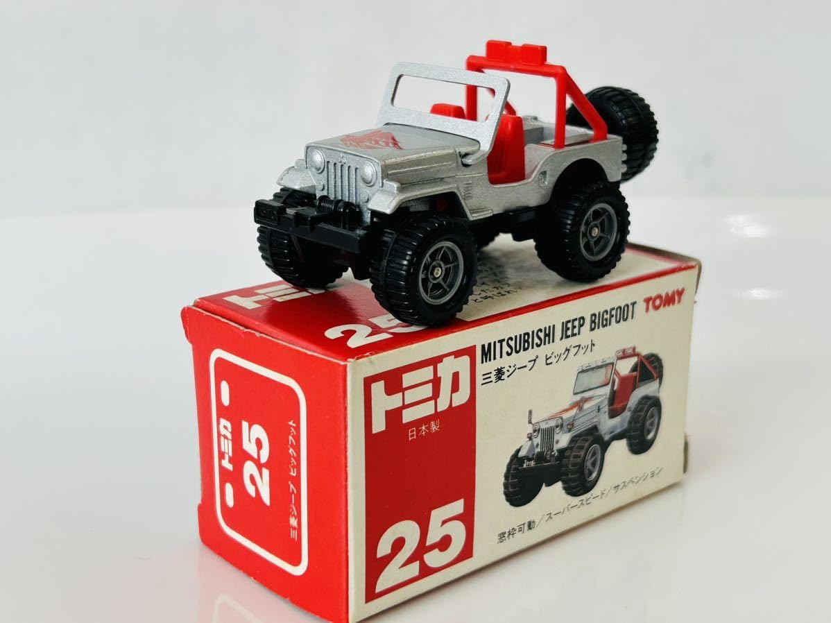 Amazon | トミカ 三菱 ジープ ビッグフット 日本製 | ミニカー・ダイ
