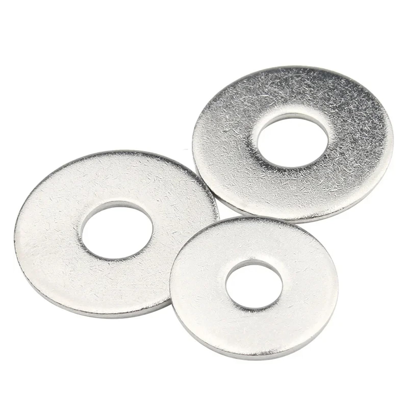 10/30 Stück verzinkter Stahl, flache Unterlegscheiben, O-Ring, Unterlegscheiben, Dichtung, feste Dichtung, flache Dichtung, Abstandshalter, Kit M3 M4 M5 M6 M8 M10 M12(M10x30x2.5,30Pcs)