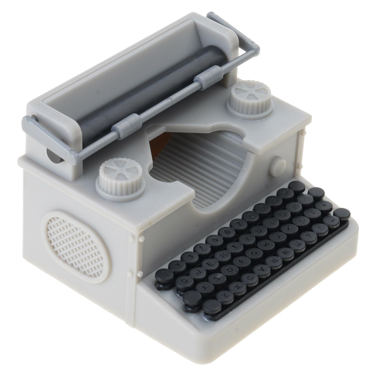 yanwuwa Miniature Typewriter Model Retro Collectible Desk Ornament for Dollhouses Scene Building and Display Dollhouses Furniture Typewriter Decors