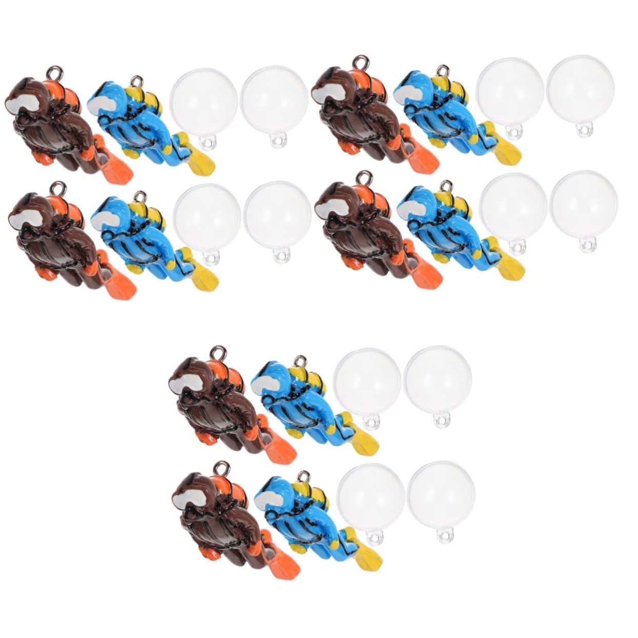 Cabilock 3 Series Pecera Decoración Flotante Decoraciones De Acuario Decoraciones De Peceras Brillantes Acuarios Ornamento del Volcán del Acuario Decorativo Tanque Resina 4 Piezas X 3