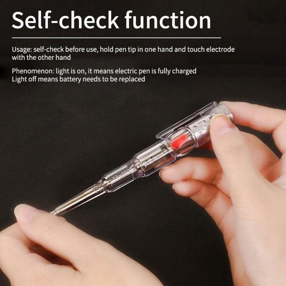 Stylo testeur électrique, 70–250 V, portable, étanche, avec lumière de couleur LED, sans contact, stylo testeur de tension CA