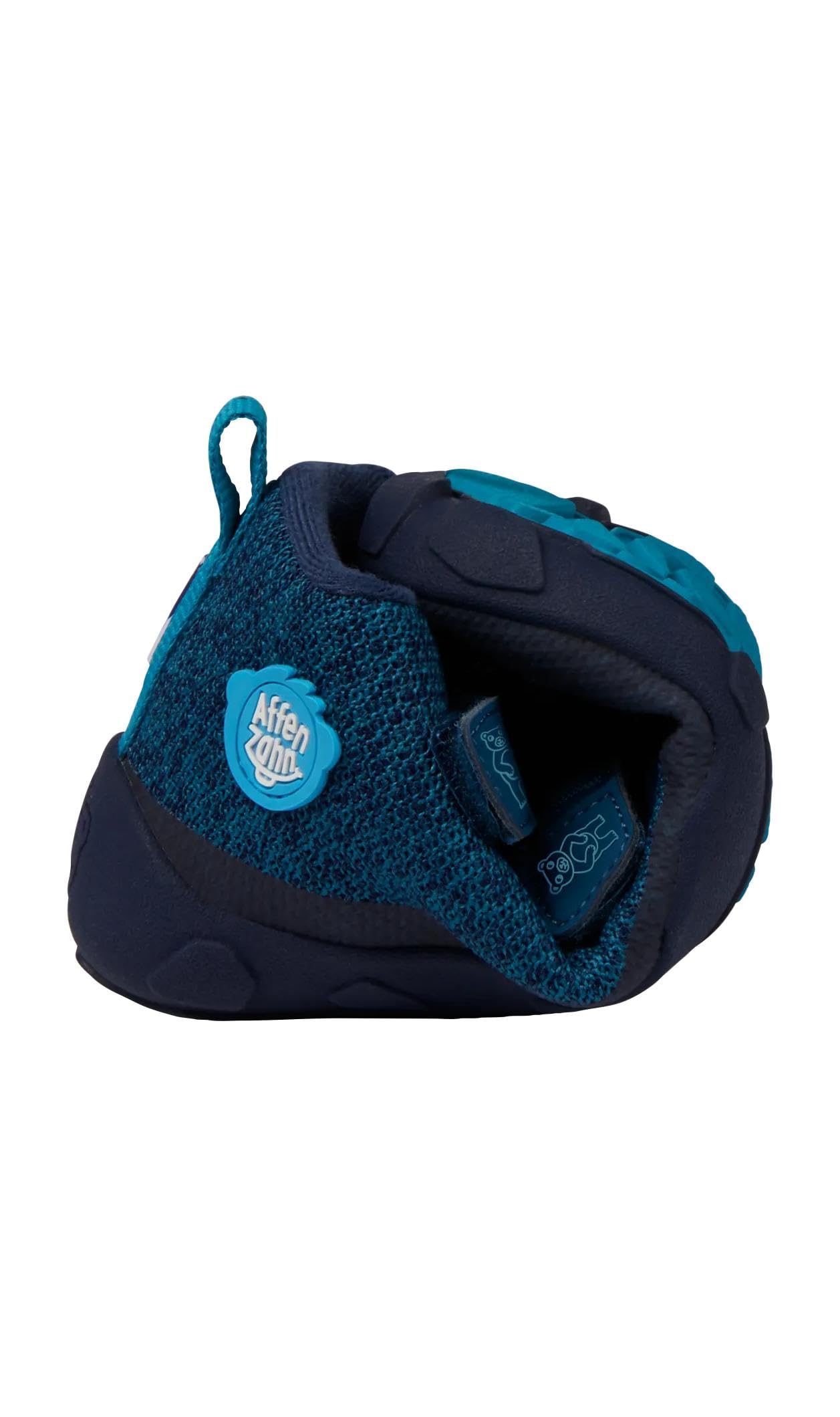 Affenzahn Übergangsschuh Knit Happy wasserdicht atmungsaktiv vegan mit Kaltfutter, Klettverschlüssen und Rutschfester Sohle Größe 21-32