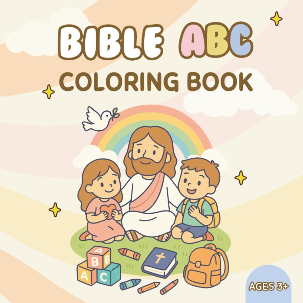 Bible ABC's Coloring Book For Toddlers and Kids