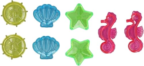 Miniatura 6 de TOPINCN Underwater Swim Pool Diving Toys, Summer Swimming Dive Toy Set Swimming Pool Diving Rings Seahorses Torpedos, Training Dive Swim Water Toy