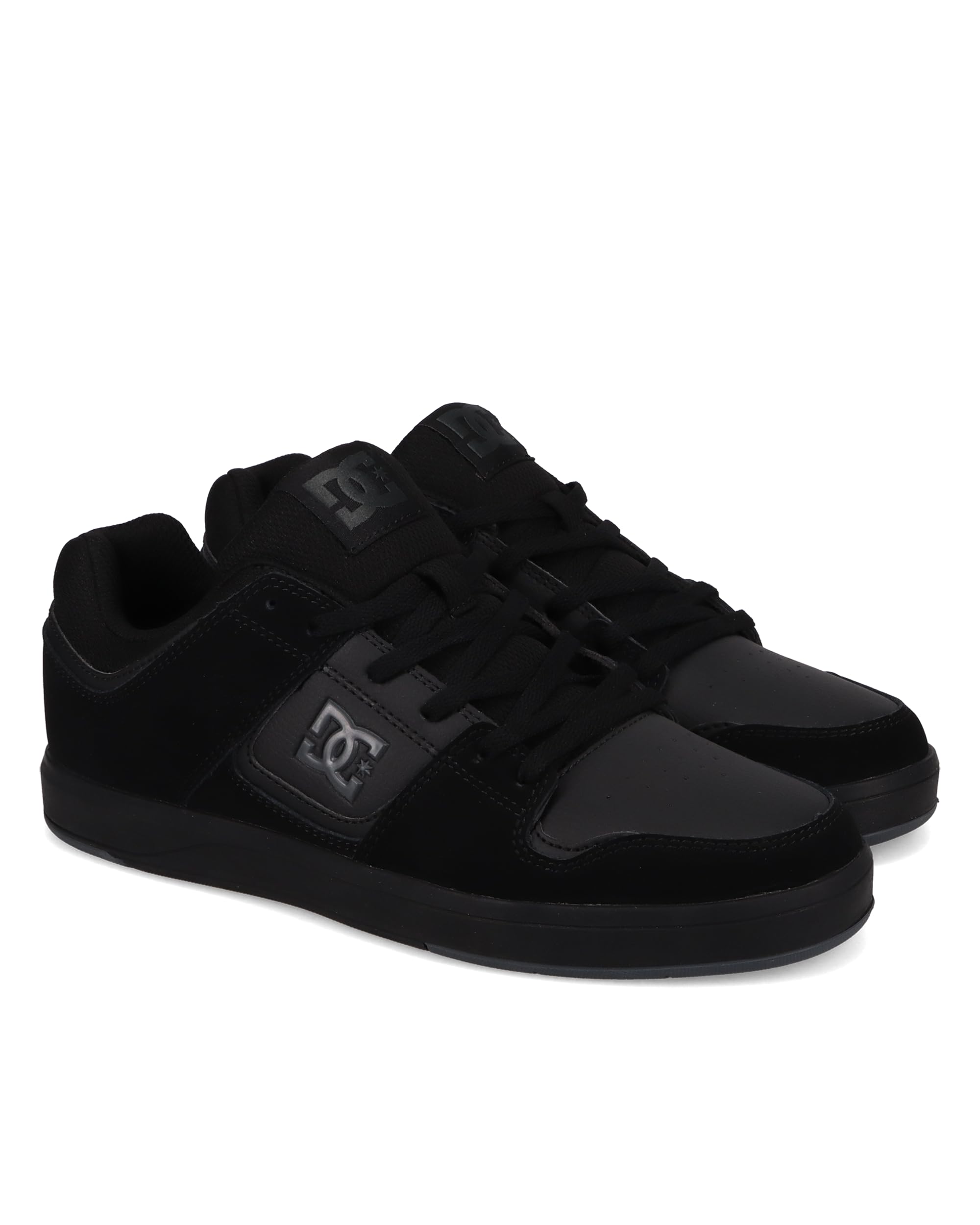 Dc Men's Cure Low Skate Shoes - Triple Black - 9.5 (44)