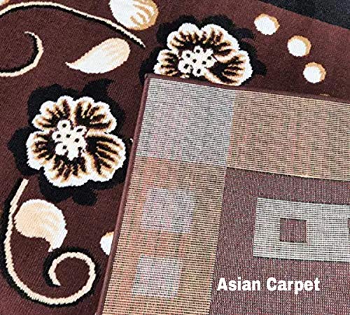 Image of Anti Skid Soft Acrylic Wool Carpet for Living Room & Bedroom (Design 2, 6 x 8 Feet)