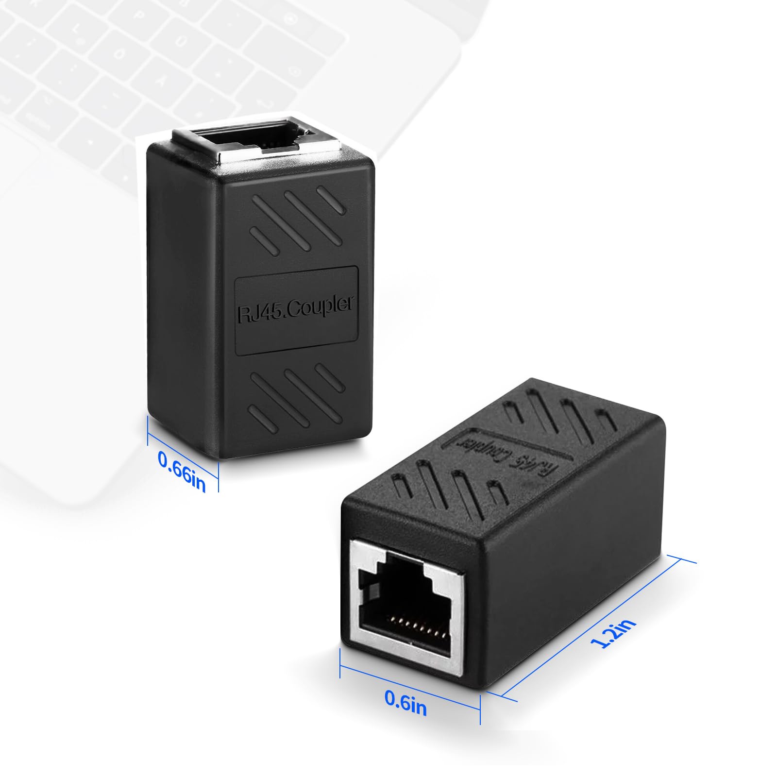 Rallonge Rj45 Oneme Lot De 5 Coupleurs Réseau RJ45, Connecteurs