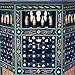 AuraDecor Handmade Moroccan Table, Handpainted Wood Side End Table Corner