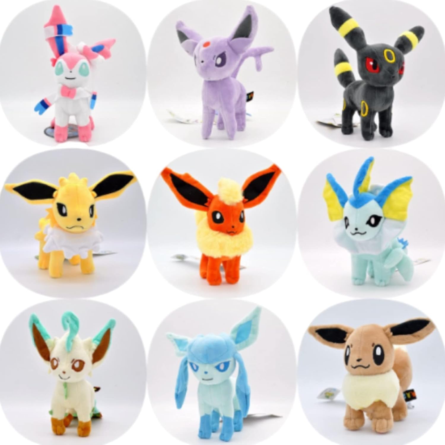 9-Piece Set of Cute Pokemon Plush Figures – Australia Ubuy