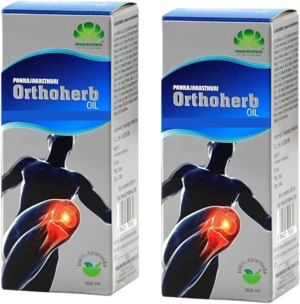 2Pack Pankaja orthoherb Oil - 3.38 Fl Oz / 100ml Each