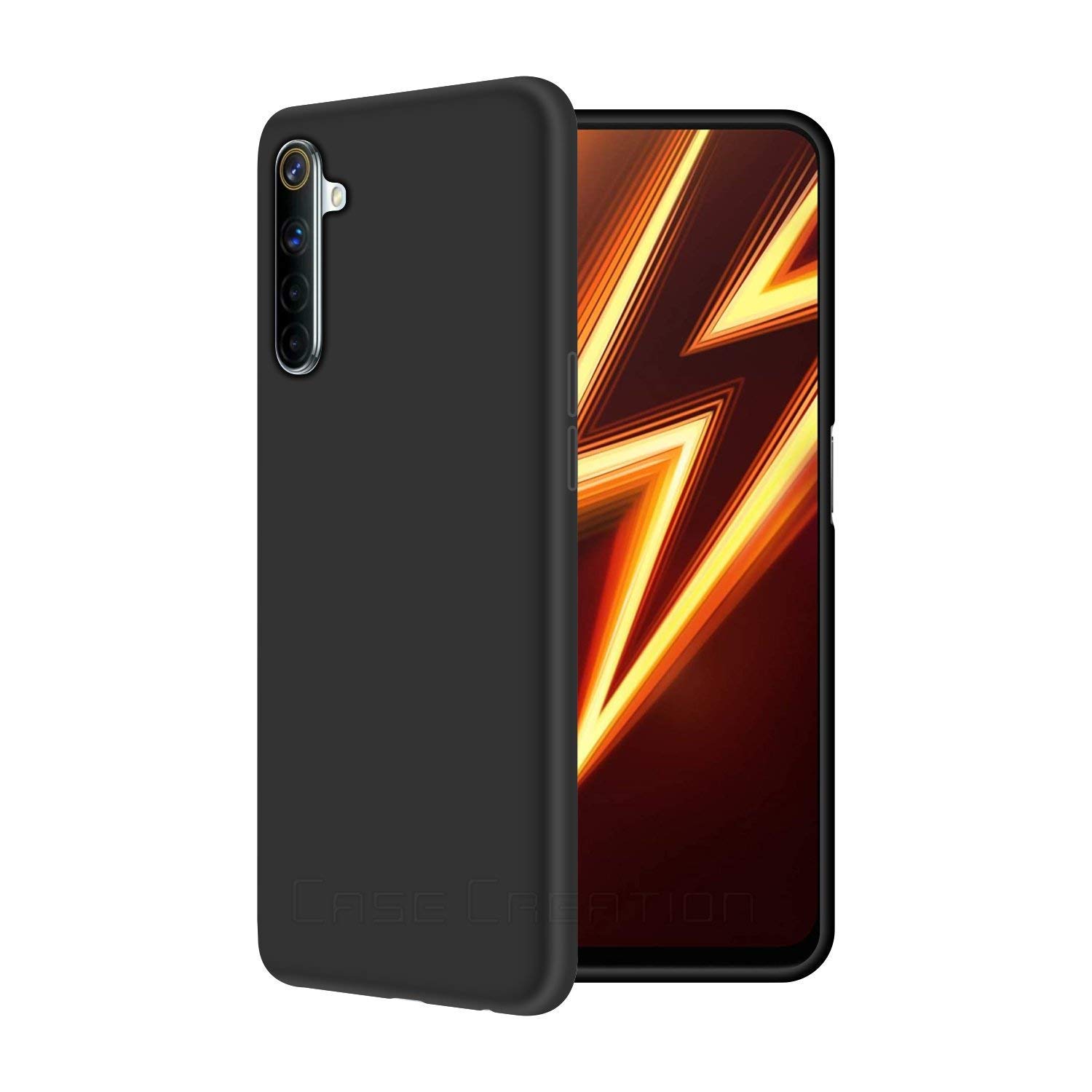 Colorcase Soft Silicon Back Cover Case for Realme 6 Pro - (Black) (B08MLK1PJZ) Amazon Price History, Amazon Price Tracker
