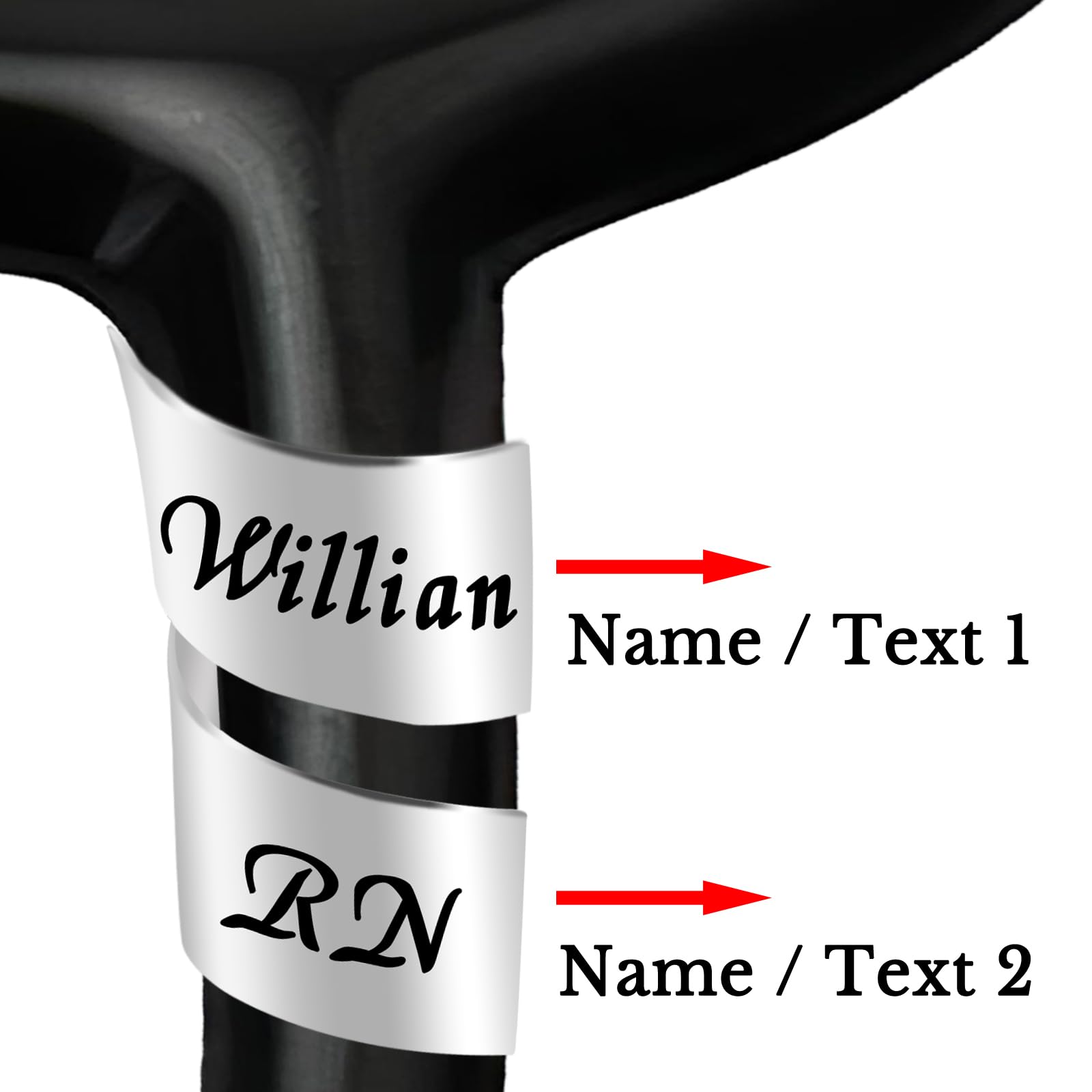 Personalized Stethoscope Name Tag, Custom Stethoscope ID Charm Accessories, Engraved Graduation Nurse Gifts for RN, Doctors, Medical Professional Assistant