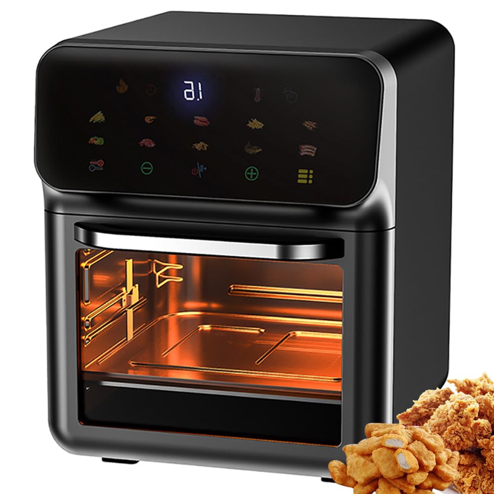 Friteuse à air tactile à écran LED dotée de 110 recettes intégrées