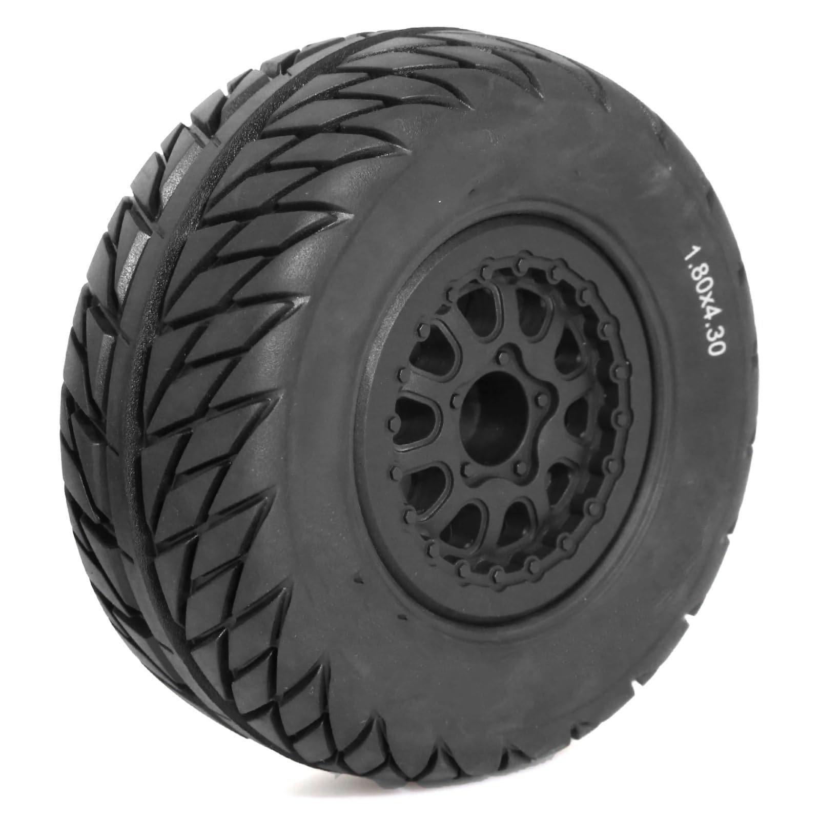 para Slash para Arrma para Senton para HuanQi 727 para Vkar 10sc para Hpi 1/10 112mm Rueda Neumáticos con 12mm Hex RC Coche Camión Recorrido Corto Piezas NeumáTicos RC