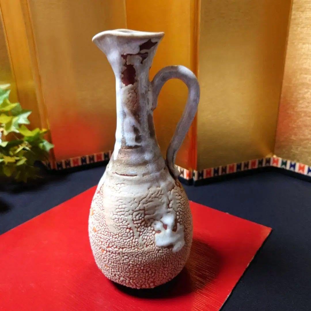 【花入17】萩2  カイラギ　角口　小松健　高さ23.5㎝ 花入17】萩2 カイラギ 角口 小松健 高さ23.5㎝ 花入