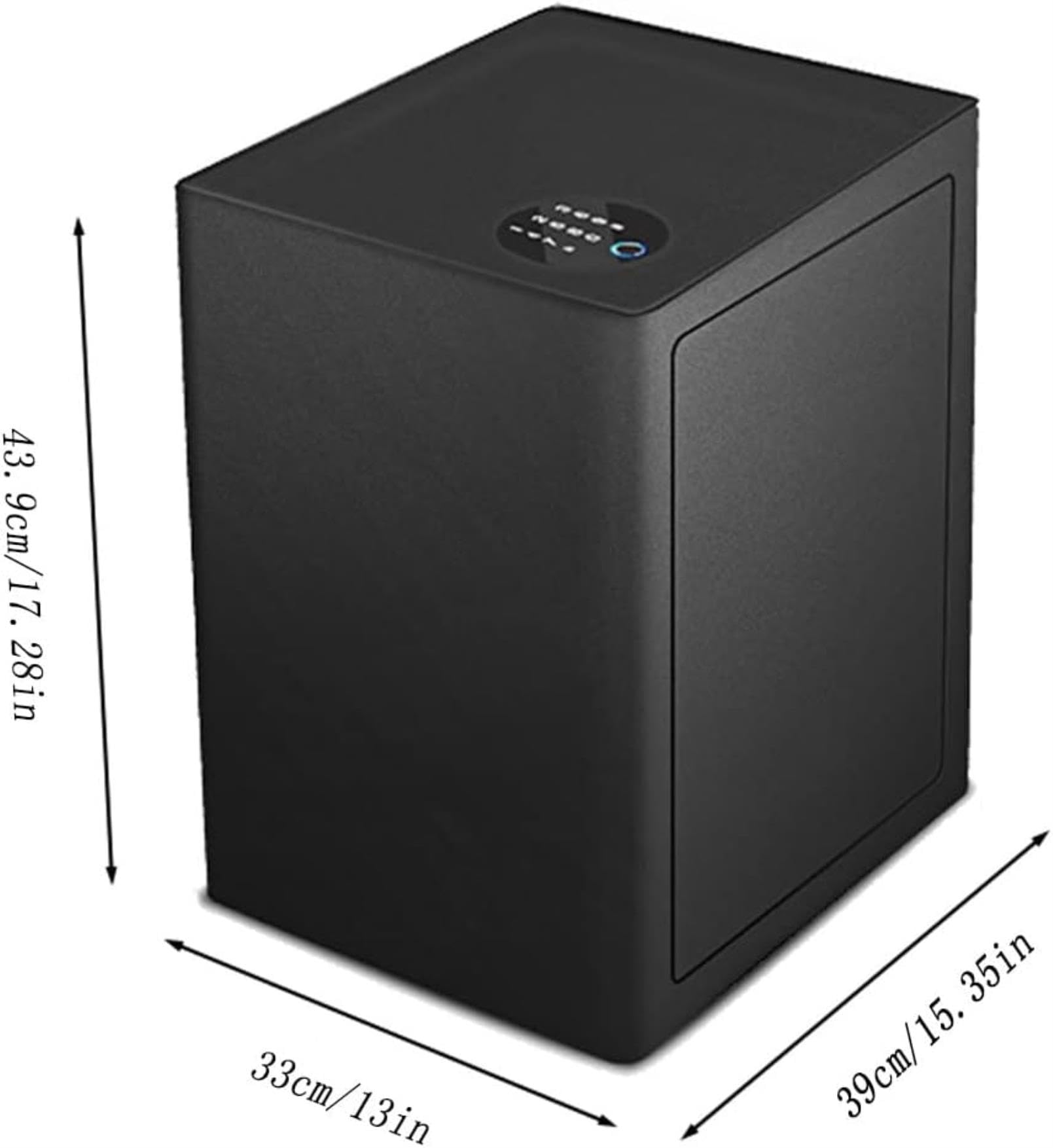 RLKHXBS Steel Home - per armadietto, cassaforte Elettronica Intelligente Impronte digitali con Doppio Allarme antimanomissione, Comodino Nascosto, Proteggi Contanti, Documenti sicuri, Gioielli,